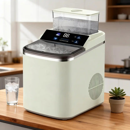 Mini Ice Maker ZSW-ZB16, Fully Automatic Cube Ice Machine for Home, Dorm & Small Commercial Use