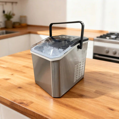Mini Ice Maker YH16, Portable Fully Automatic Cube Ice Machine for Home