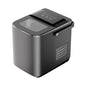 Black Mini Ice Maker 110-220V, Fully Automatic Cube Ice Machine for Home, Plug-In Operation