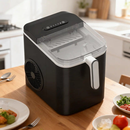 Mini Ice Maker 1.3L, Fully Automatic for Home, Dorm & Small Commercial Use
